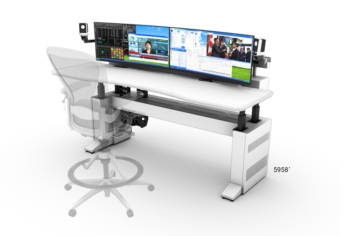 Image No. 5958, Dual Zone (2z) Profile B With 2 x 40” 2500R curved monitors